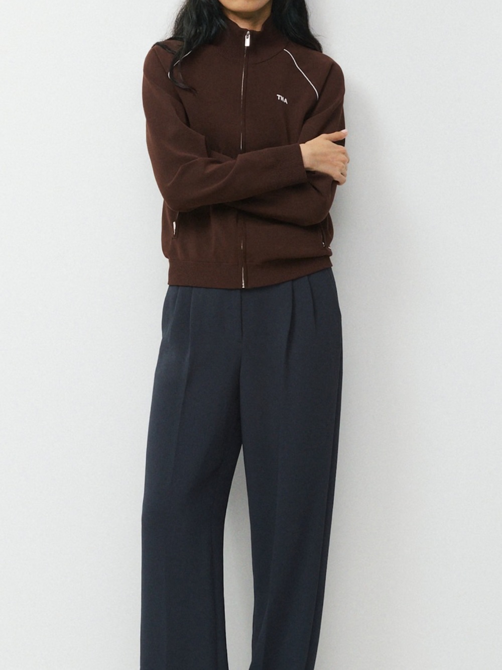 Aritzia BLACK Wide-Leg Trousers